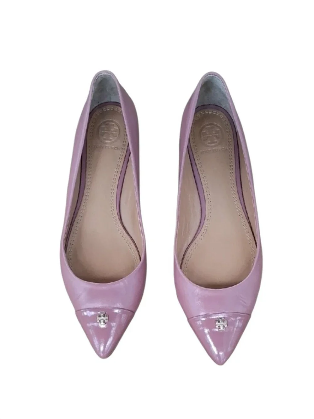 Tory Burch Fairford Flats Magnolia Pink Size 8